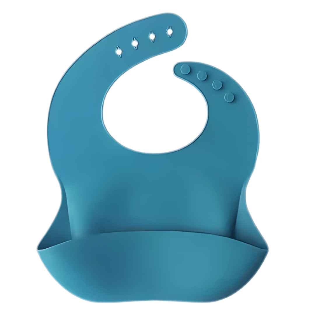 Soft Silicone bib - Large - The Teething Co