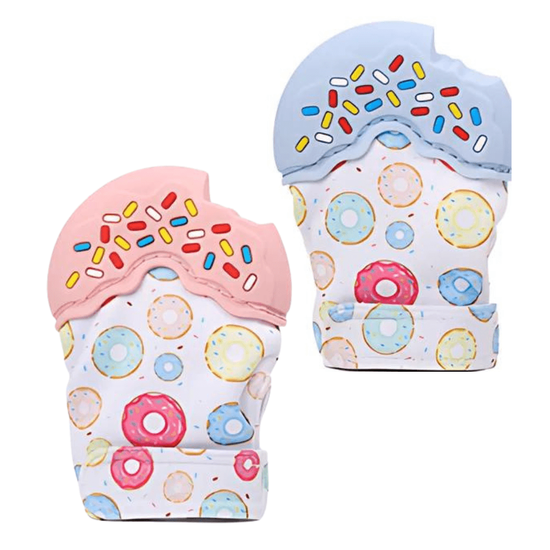 Doughnut mitten teether - The Teething Co