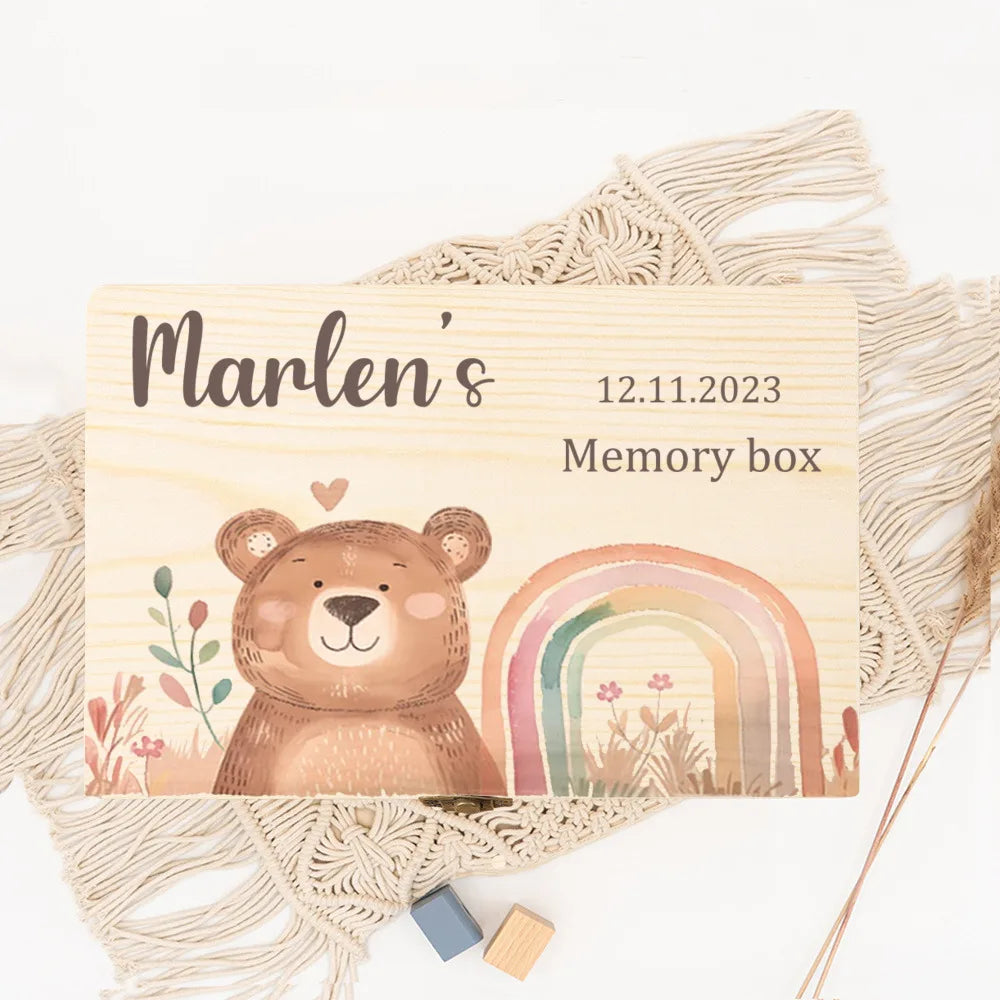 Personalized Keepsake Box - Animals