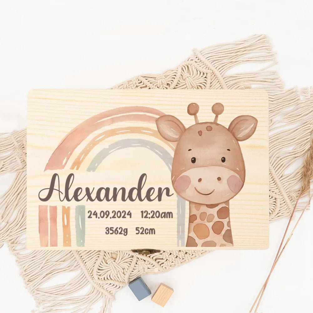 Personalized Keepsake Box - Animals