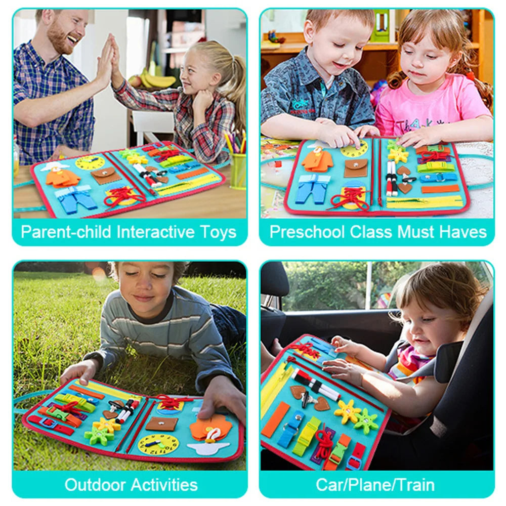 Montessori Busy Board - The Teething Co