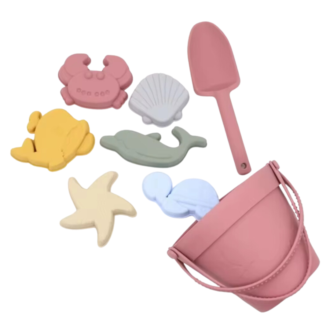 Silicone Sand Bucket Set - The Teething Co