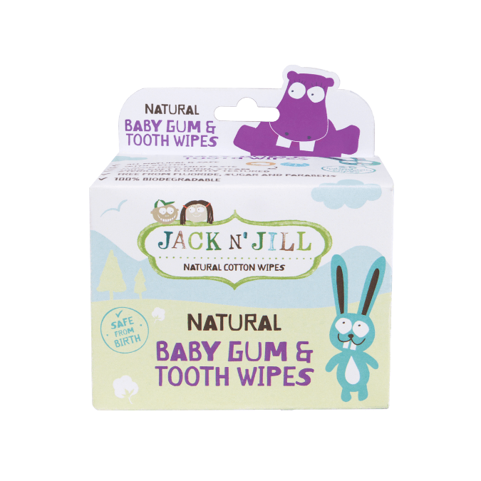 Jack n Jill Natural Baby Gum & Tooth Wipes - 25 Pack - The Teething Co