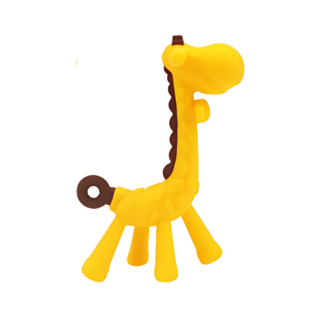 3D Giraffe silicone teether - The Teething Co