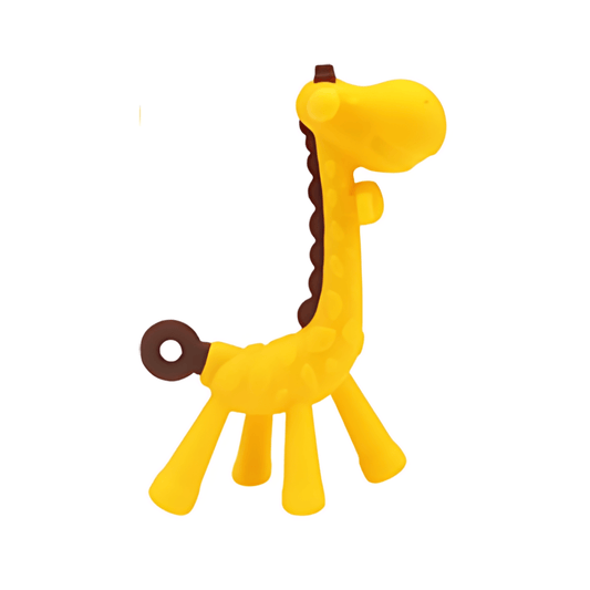 3D Giraffe silicone teether - The Teething Co