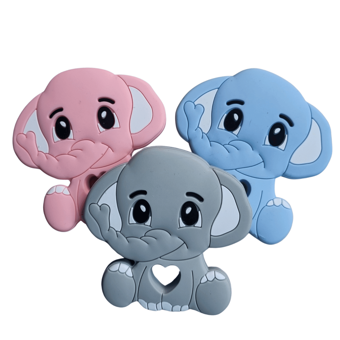 Elephant Silicone Teether - The Teething Co