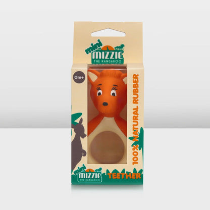 mini Mizzie - 100% Natural Rubber baby Teether - The Teething Co