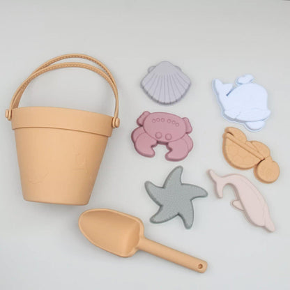 Silicone Sand Bucket Set - The Teething Co