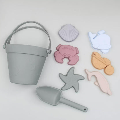 Silicone Sand Bucket Set - The Teething Co