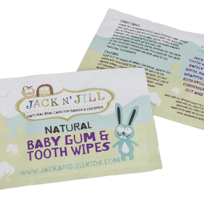 Jack n Jill Natural Baby Gum & Tooth Wipes - 25 Pack - The Teething Co