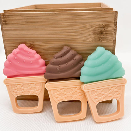 Ice Cream Silicone Teether - The Teething Co