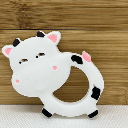 Cow Silicone Teether - The Teething Co