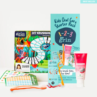 GRIN Kids Complete Oral Care Starter Pack - The Teething Co