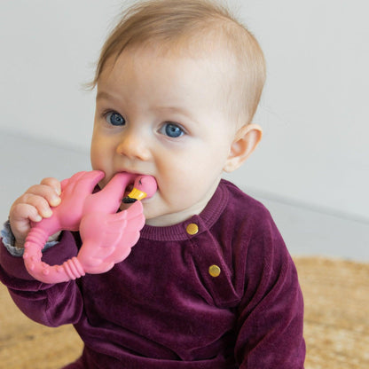 Natruba - Teether Flamingo - The Teething Co